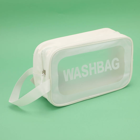 PVC Toiletry Bag - M - White