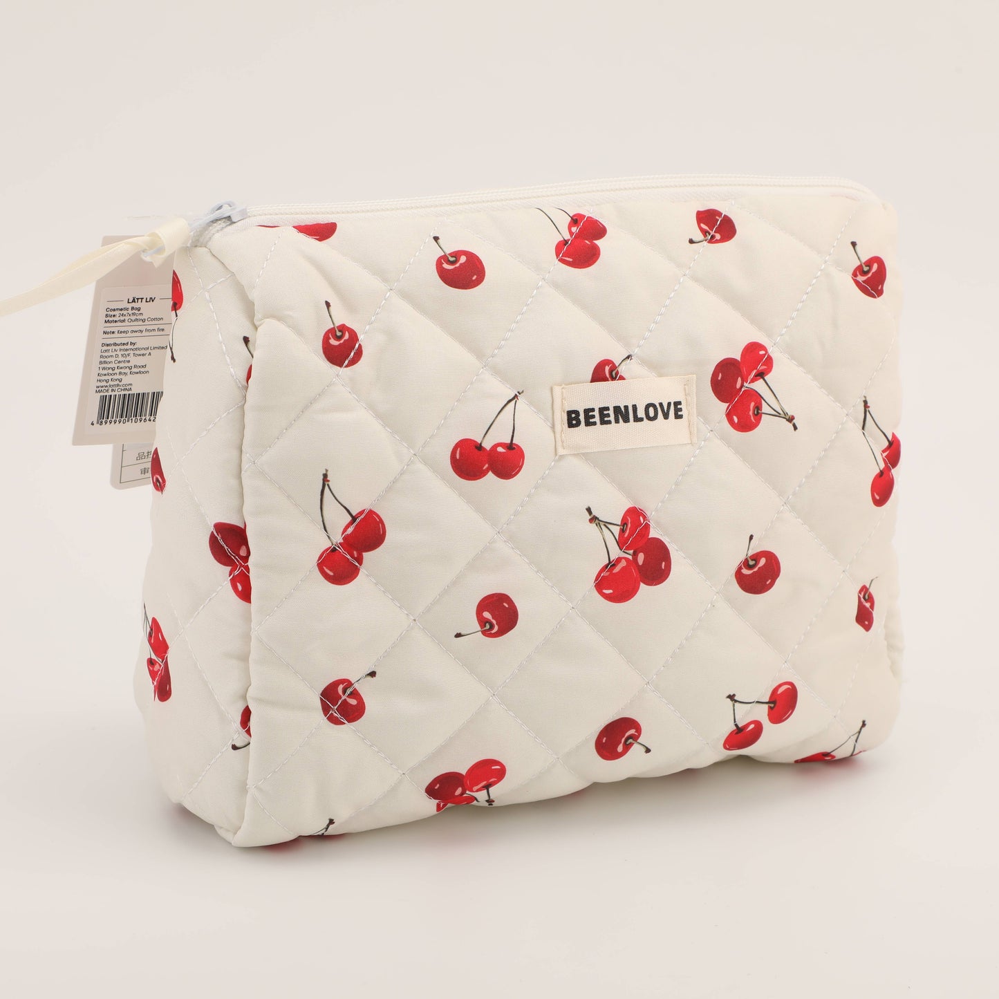 Cherry Handheld Cosmetic Bag
