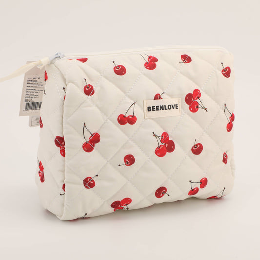 Cherry Handheld Cosmetic Bag