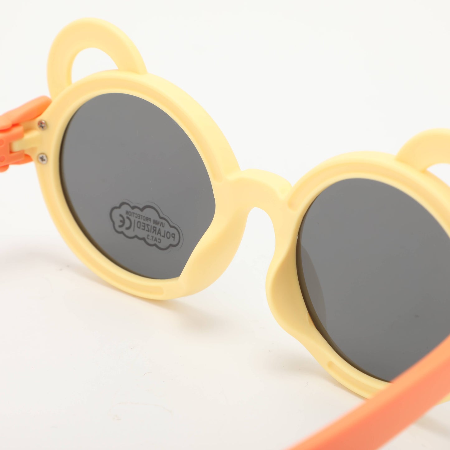 Childrens Sunglasses with Gloves Decoration - Yellow