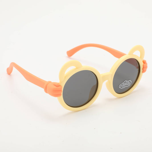 Childrens Sunglasses with Gloves Decoration - Yellow
