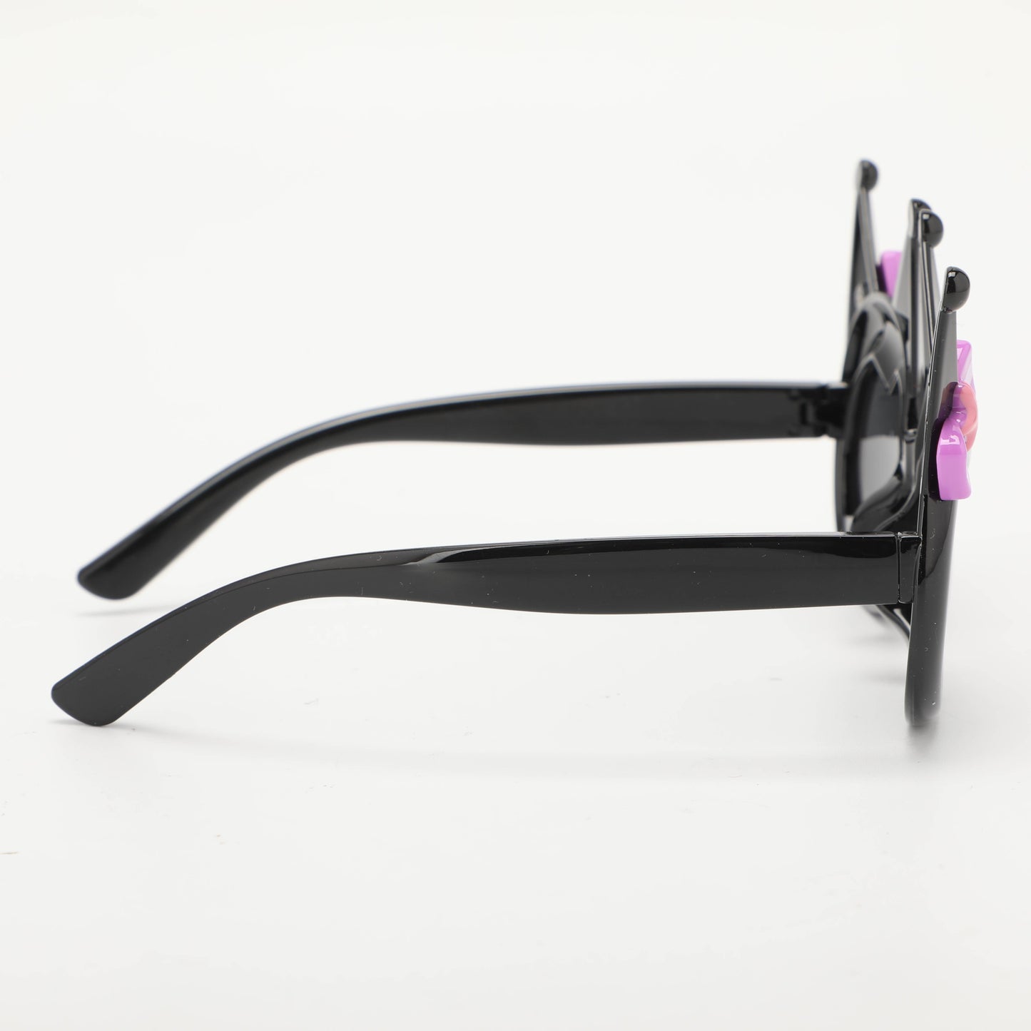 Childrens Pointy Ears Bowknot Sunglasses - Black
