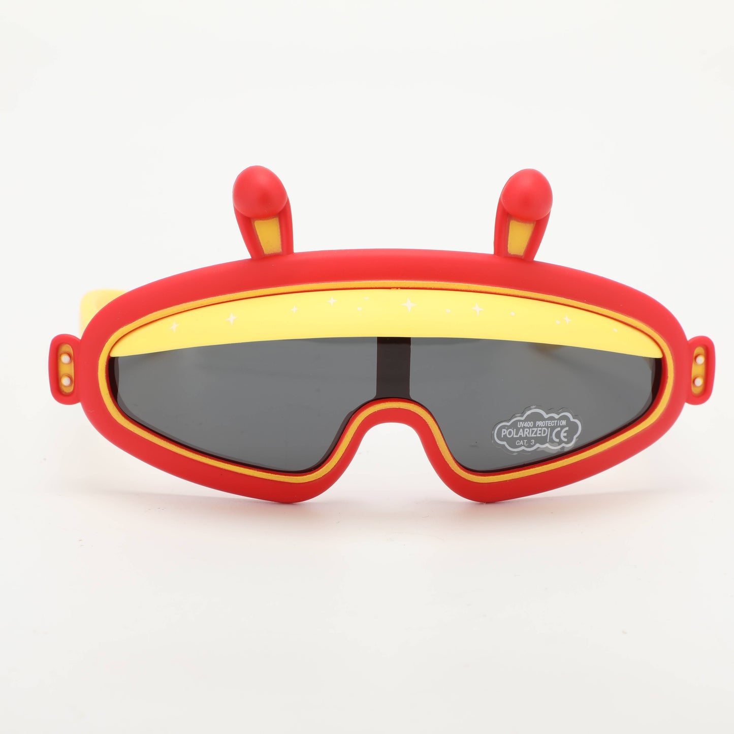 Childrens Rabbit Ears Hat-shaped Sunglasses - Red