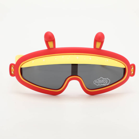 Childrens Rabbit Ears Hat-shaped Sunglasses - Red