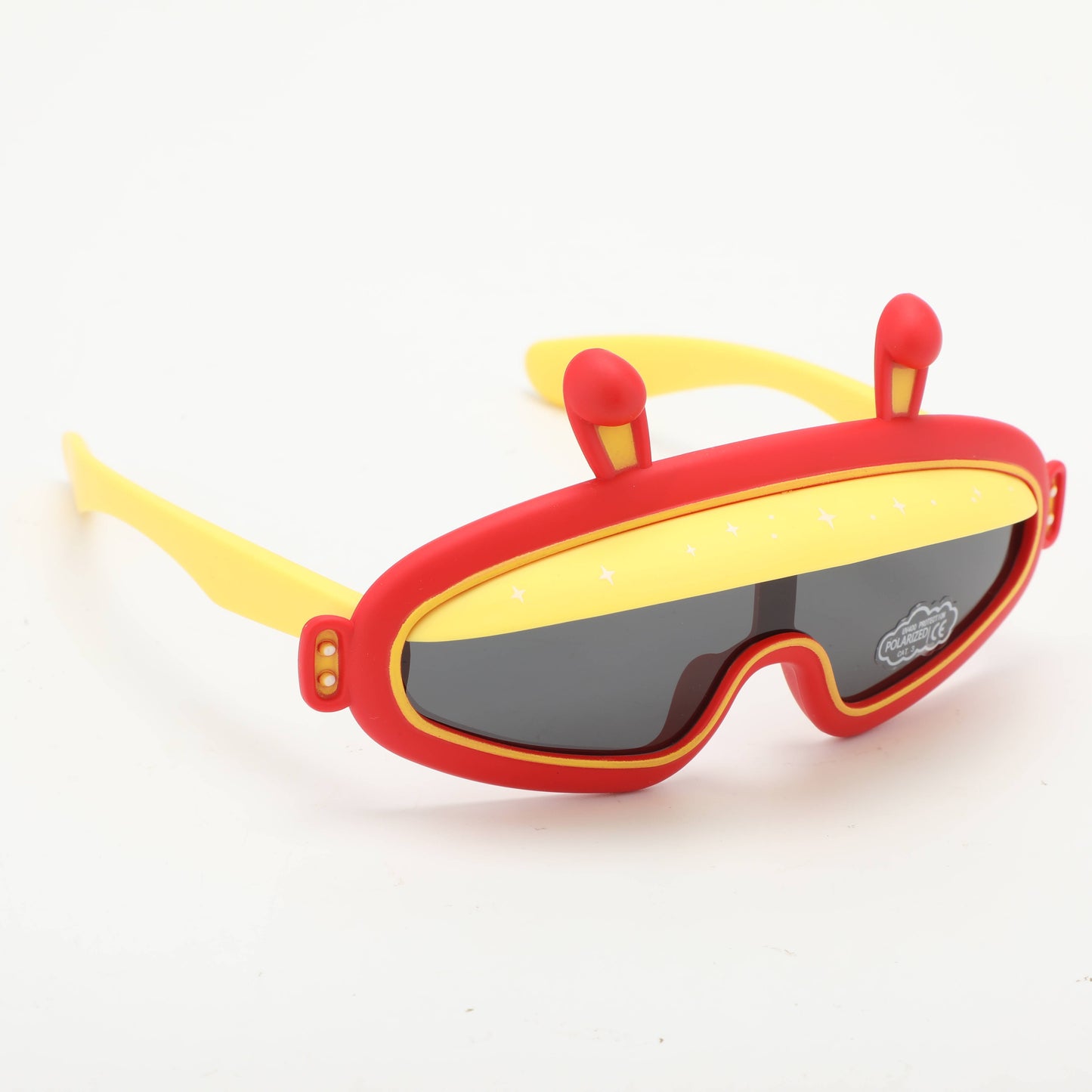 Childrens Rabbit Ears Hat-shaped Sunglasses - Red