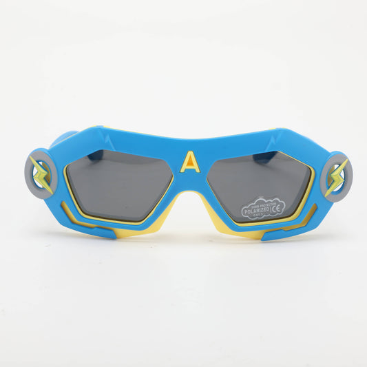 Childrens Cool Mask Flip-up Sunglasses - Blue
