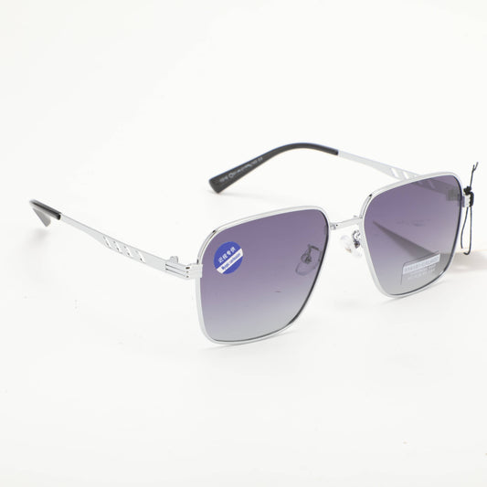 Square Frame Mens Sunglasses - Silver