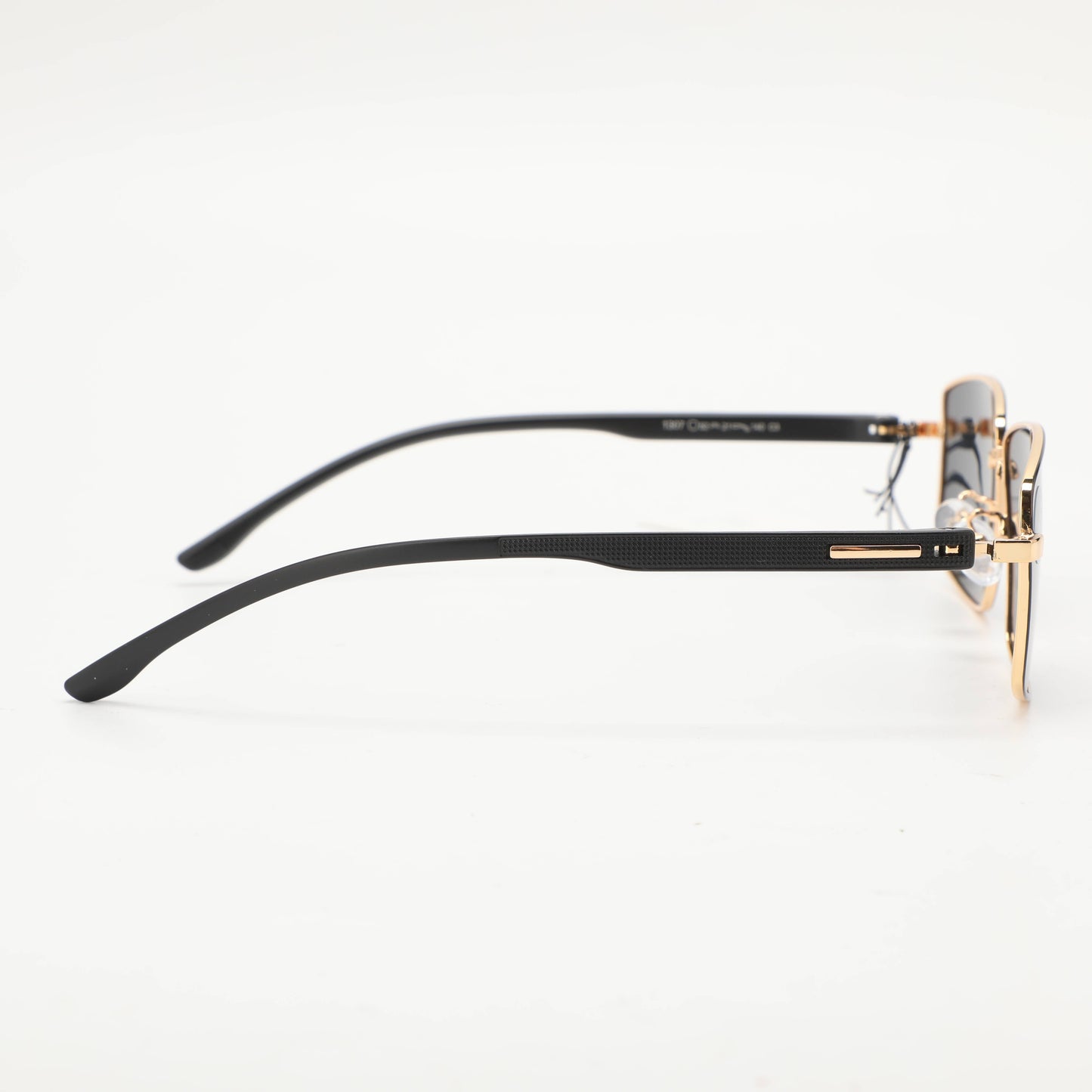 Simple Square Frame Mens Sunglasses - Gold