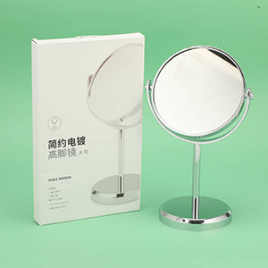 Simple Electroplating High Stand Table Mirror - L