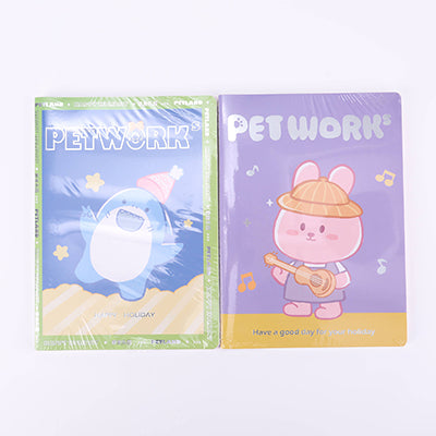 PET WORKS B5 Sewn Notebook 2-Piece Set