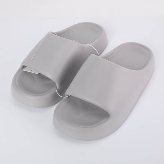 Mens Thick-soled Shower Slippers - 41/42 260MM - Grey