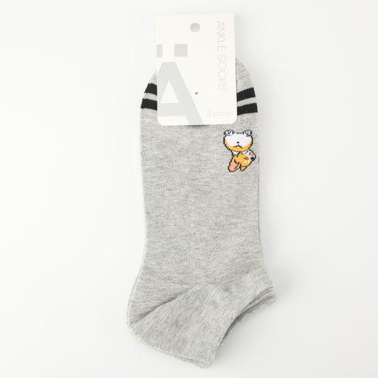 Mens Socks with Big Eyes - 1 Pair - Black