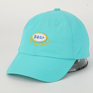 Quick-drying thin children's baseball cap-Lake Blue