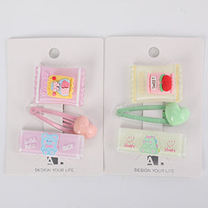 Lovely Candy Childrens Hair Clip Set