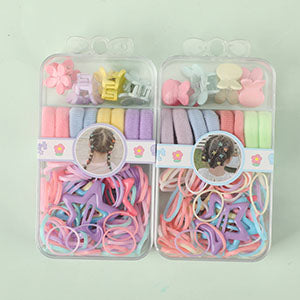 Cute Childrens Hair Tie & Hair Clip Set