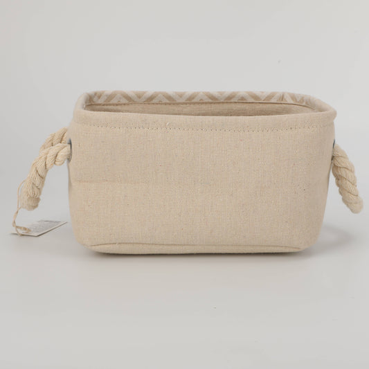 Storage Basket with Cotton Rope Handle - M