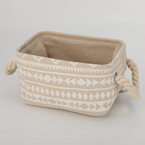 Storage Basket with Cotton Rope Handle - M