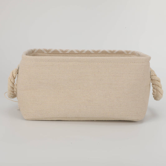 Storage Basket with Cotton Rope Handle - L