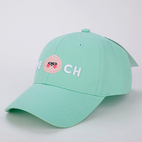 Peach Children's Baseball Cap - Green