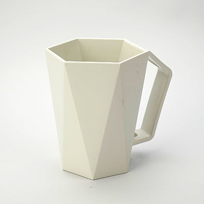 Hexagonal Gargle Mug - White