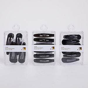 Basic Black Bobby Clip Set