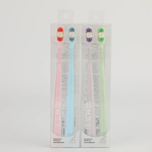 Extra Soft 2-colour Toothbrush - 2 Pcs