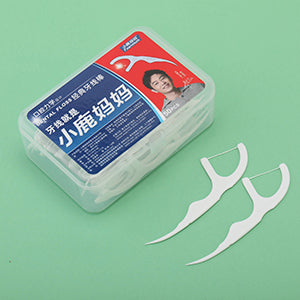 Fawn Mama Classic Dental Floss Picks 50 pieces