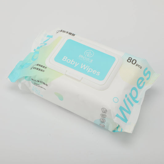 Baby Hand & Face Wipes - 80 Pcs