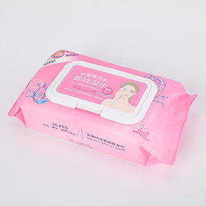 LÄTT LIV Peach Facial Cleansing Wipes - 56 Pcs