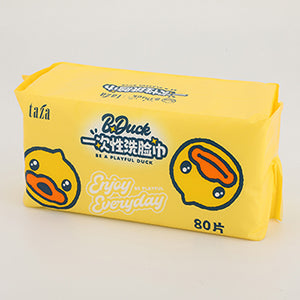 Duck Disposable Facial Cleansing Tissue - 80 Sheets