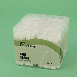 UUYP Super Value Double End Cotton Swabs - 400 Count