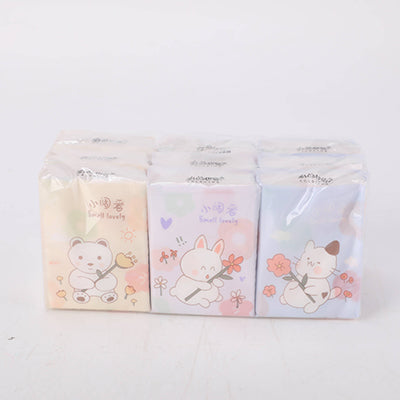 Moisturising Mini Pocket Tissues - 9 Packs