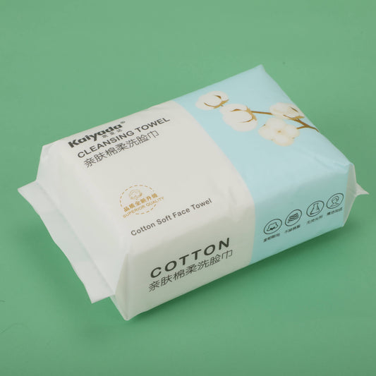 Skin-friendly Soft Facial Cleansing Tissues - 50 Sheets