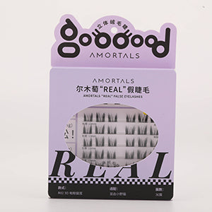 AMORTALS REAL False Eyelashes Set - RO2 3D Electronic Cat Ears - 36 Wisps